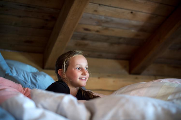 Matratzenlager, Übernachten in der Bockerhütte