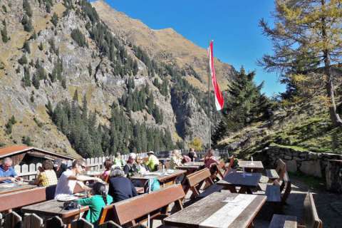 Unsere Terrasse mit Aussicht