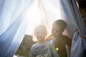 Bambini al rifugio Bocker