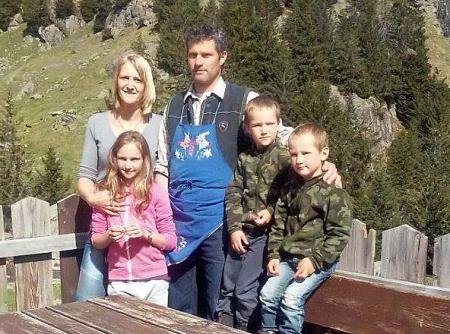 La famiglia Schnitzer della Bockerhütte