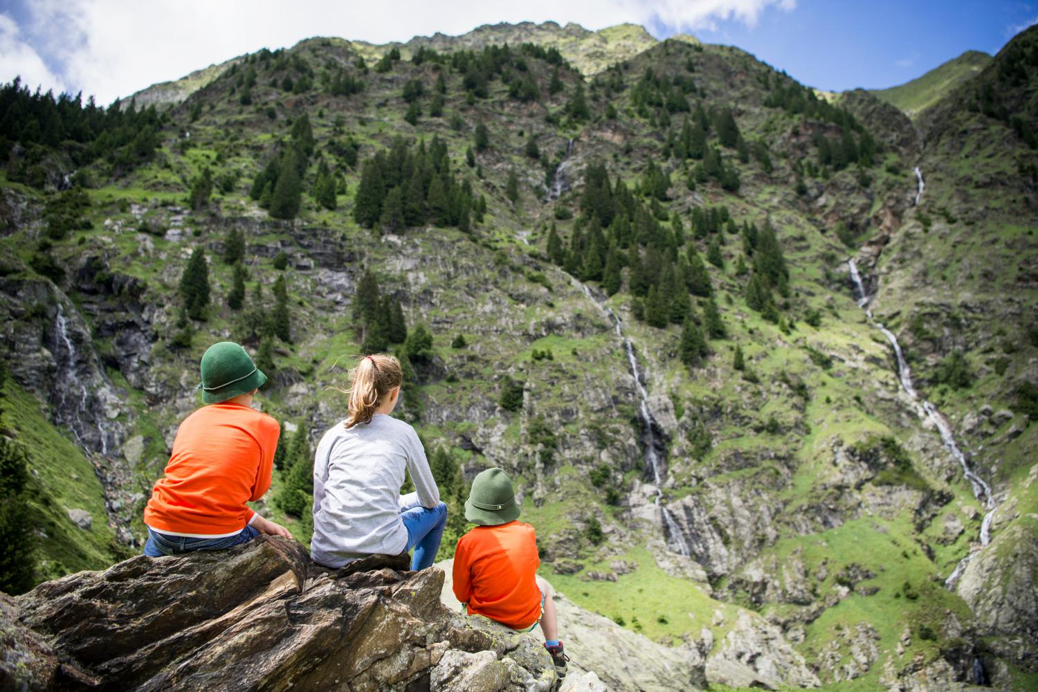 Das Spronsertal bei Dorf Tirol