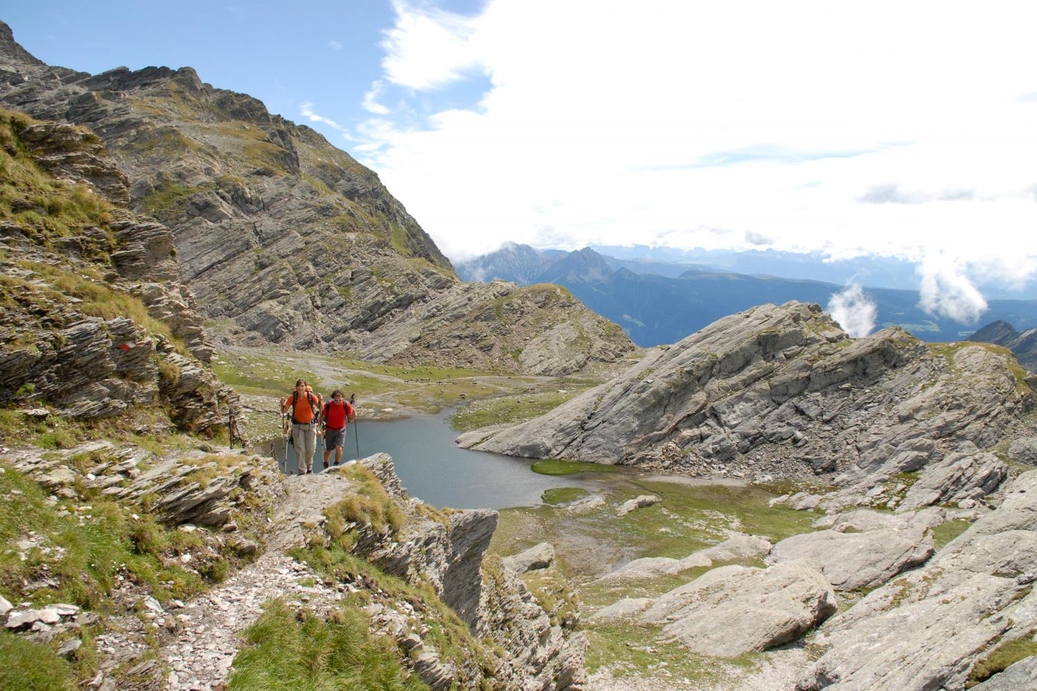 Wanderung bei den Spronser Seen